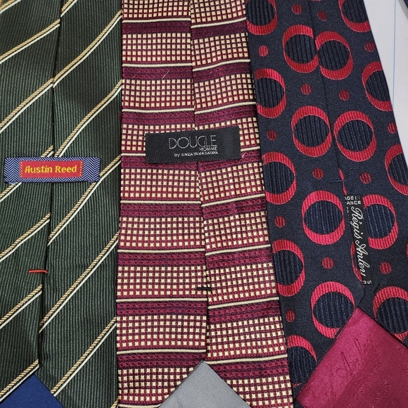 Bulk [#01] 12pcs Vintage Neckties 👔 vintage 💯 % Silk - Picture 9 of 12